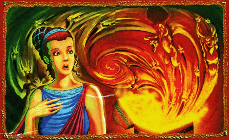 Ilustración de la baraja Dragon/Pandora/SharinganEmpanada
